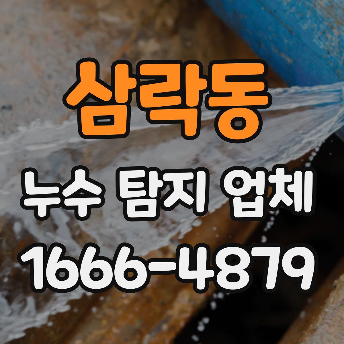 삼락동 누수 탐지 업체