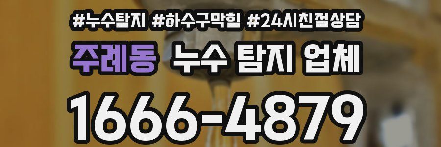 주례동 누수 탐지 업체