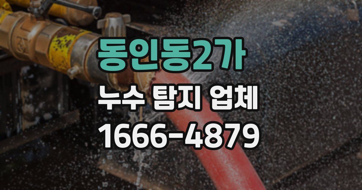 동인동2가 누수 탐지 업체
