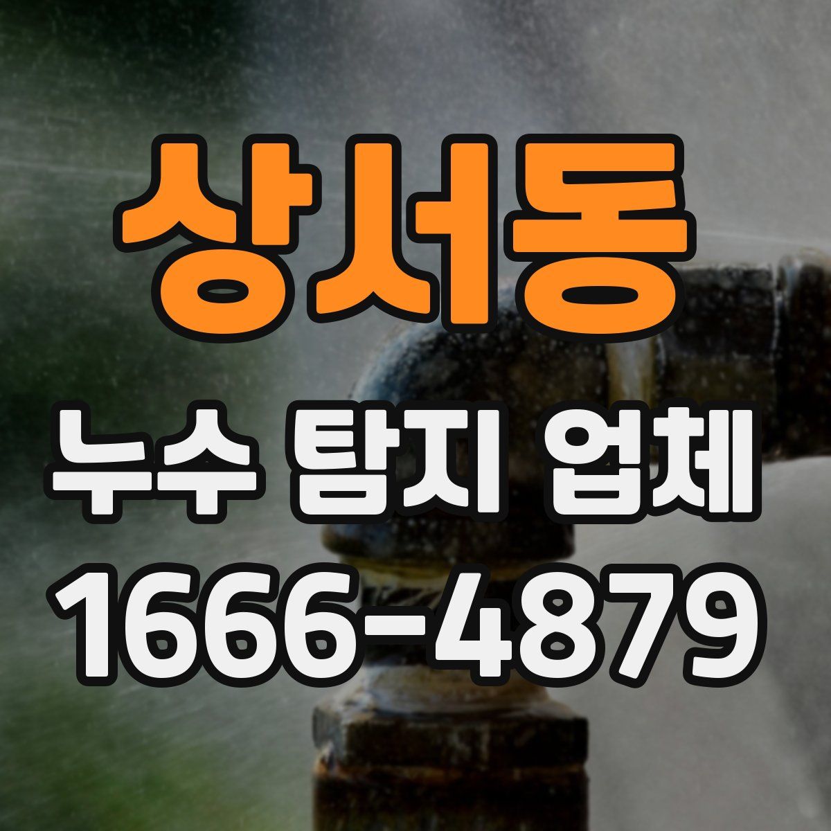 상서동 누수 탐지 업체