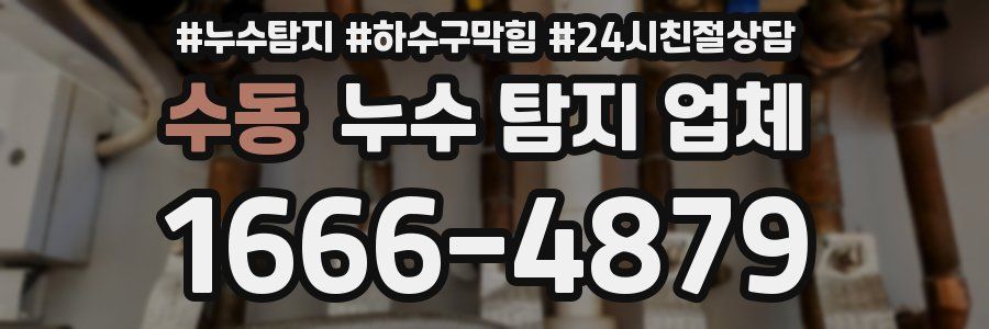 수동 누수 탐지 업체