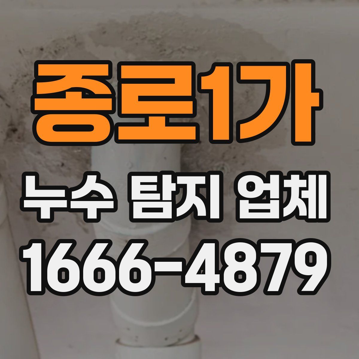 종로1가 누수 탐지 업체