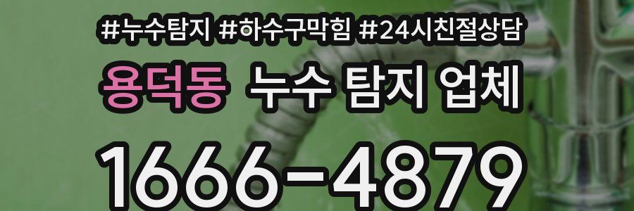 용덕동 누수 탐지 업체