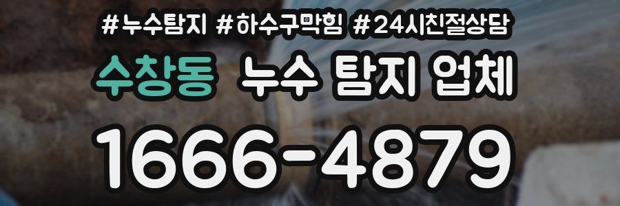수창동 누수 탐지 업체