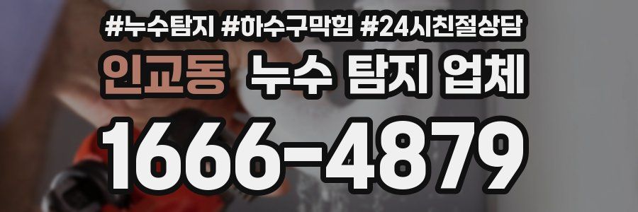 인교동 누수 탐지 업체