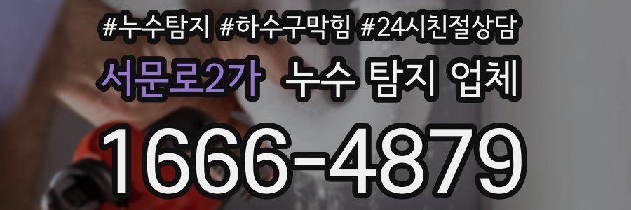 서문로2가 누수 탐지 업체