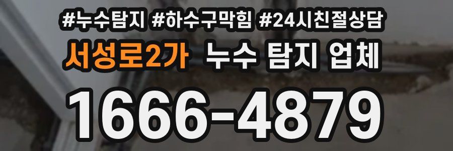 서성로2가 누수 탐지 업체