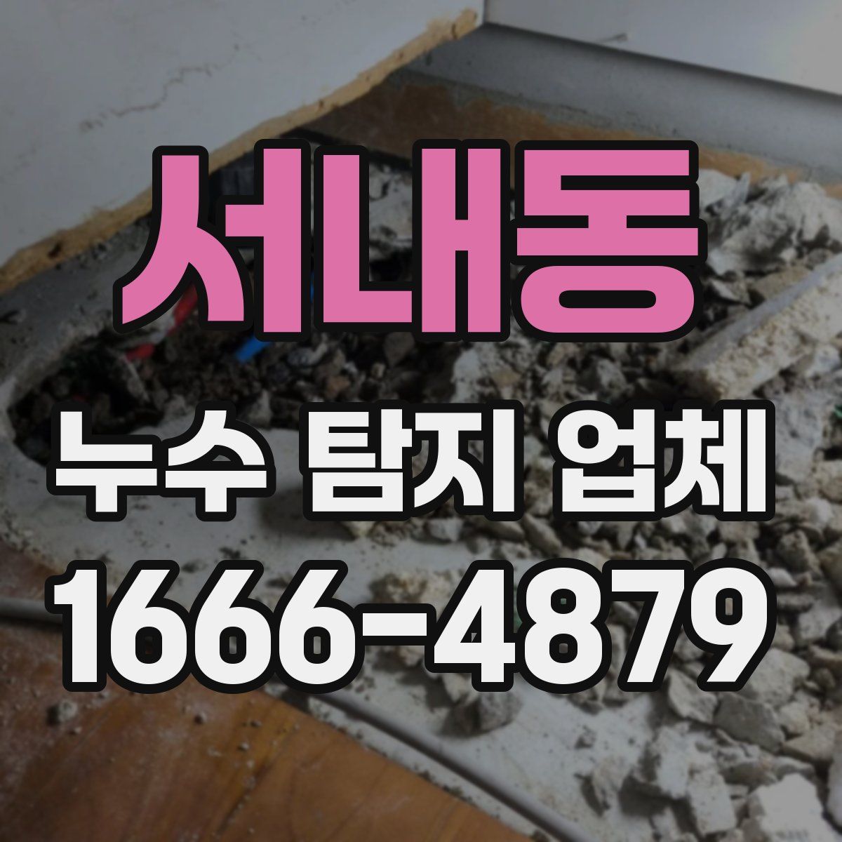 서내동 누수 탐지 업체