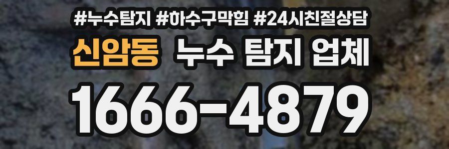 신암동 누수 탐지 업체