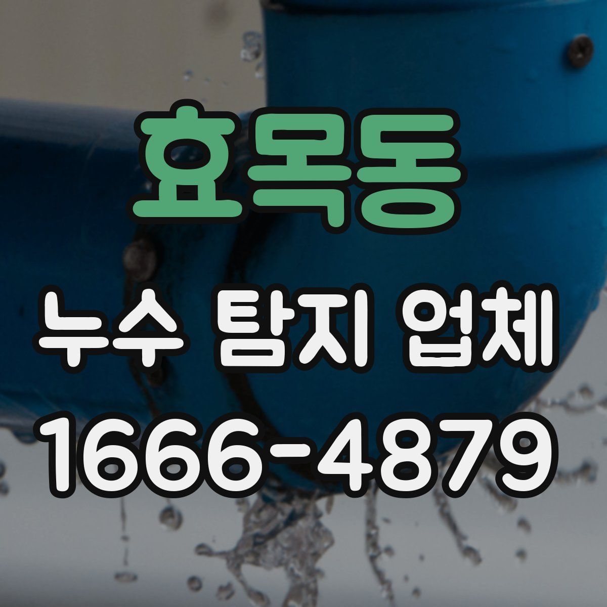 효목동 누수 탐지 업체