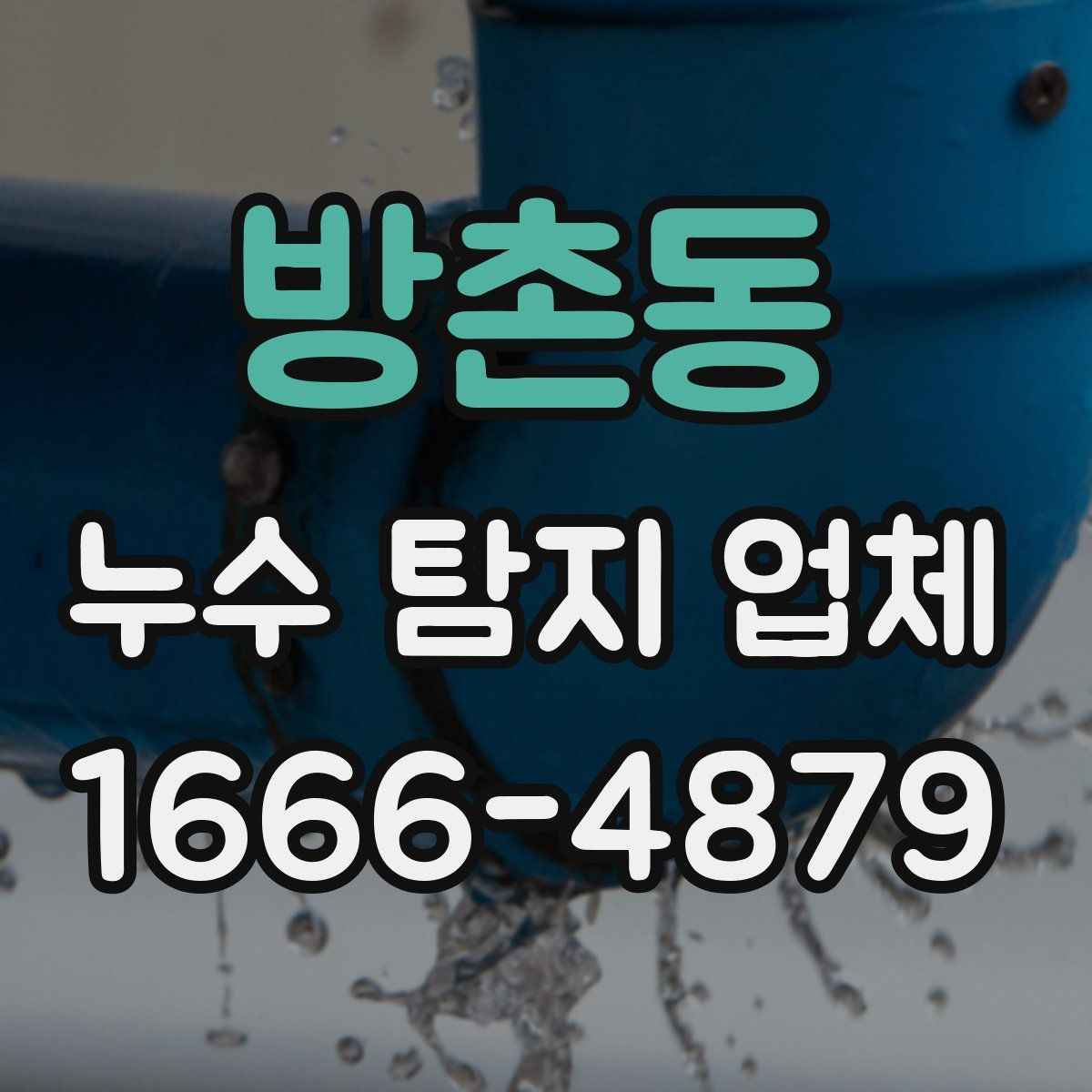 방촌동 누수 탐지 업체