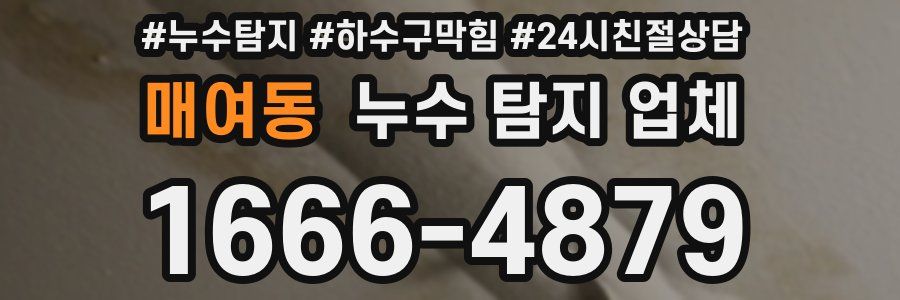 매여동 누수 탐지 업체