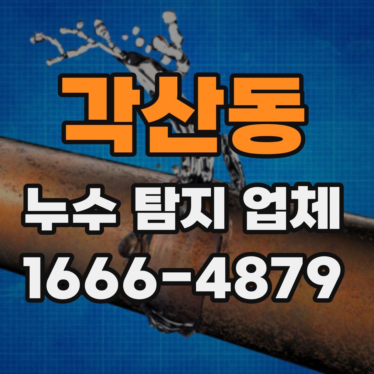 각산동 누수 탐지 업체