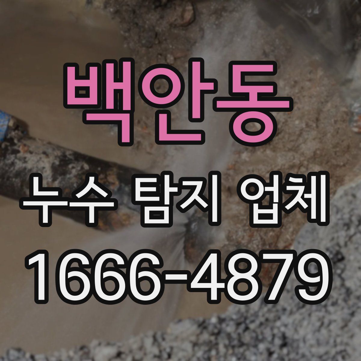 백안동 누수 탐지 업체