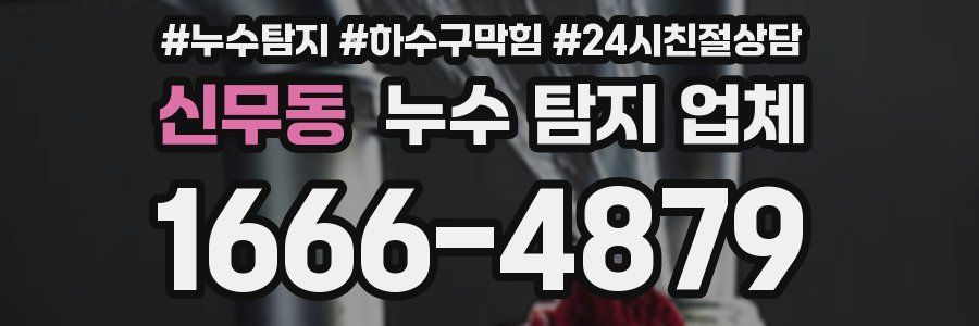 신무동 누수 탐지 업체