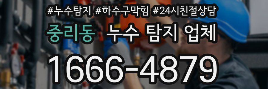 중리동 누수 탐지 업체
