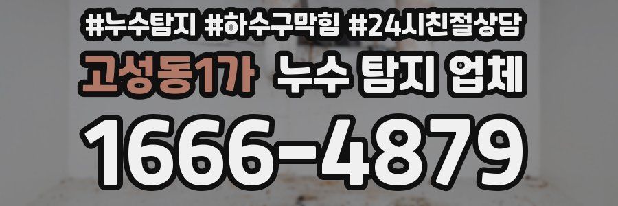 고성동1가 누수 탐지 업체