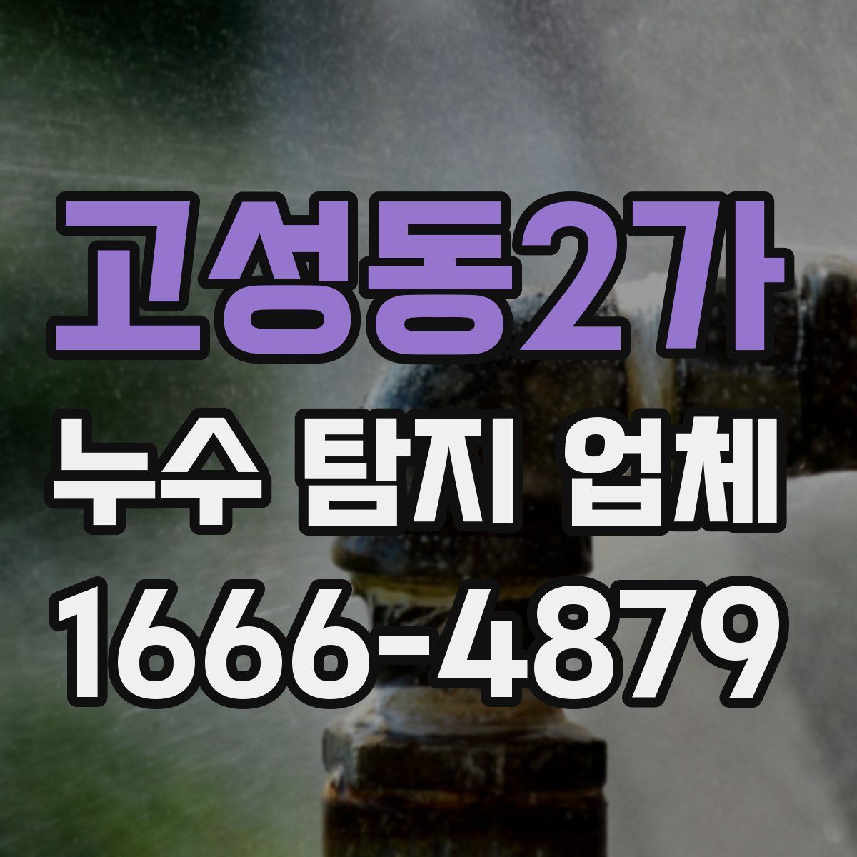 고성동2가 누수 탐지 업체