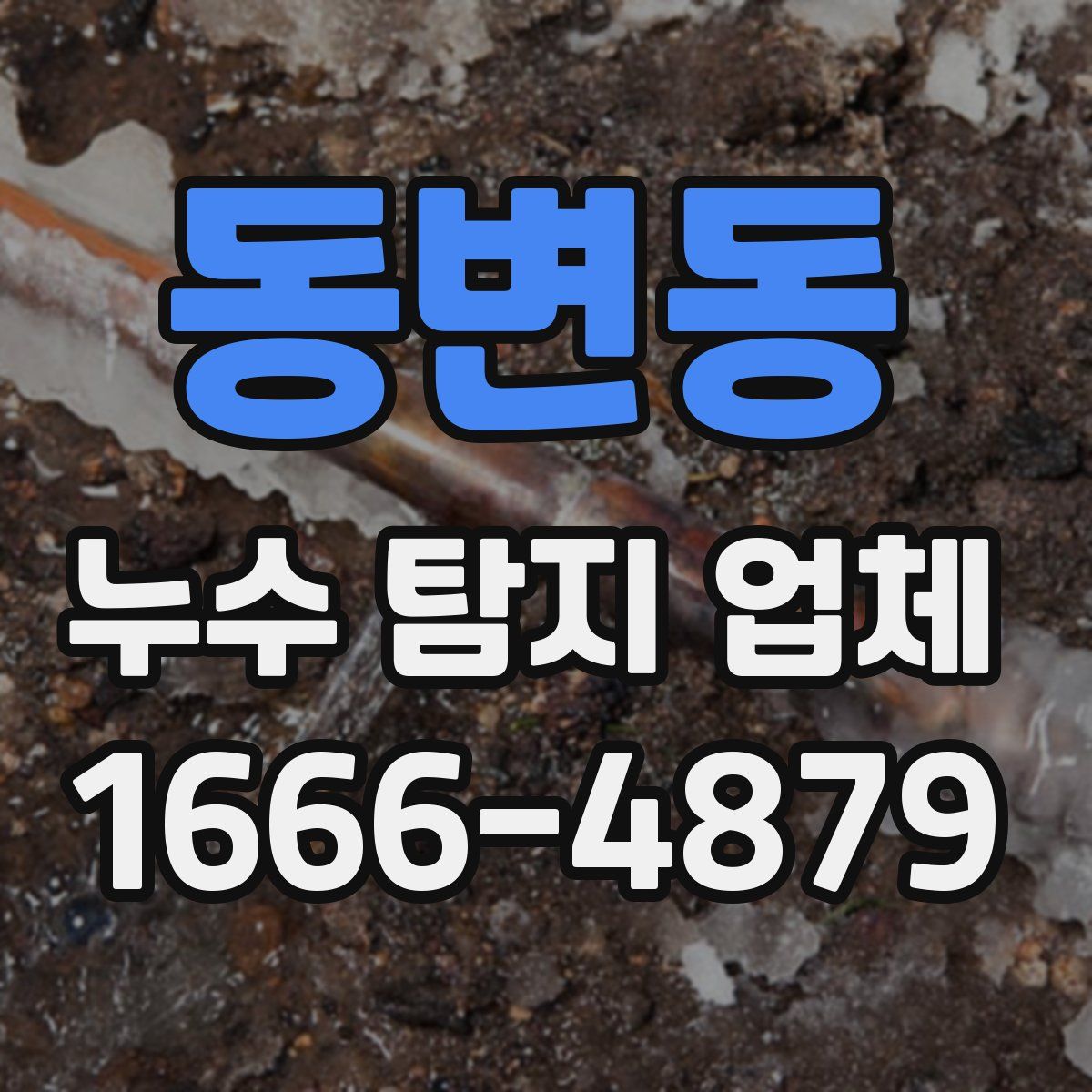 동변동 누수 탐지 업체