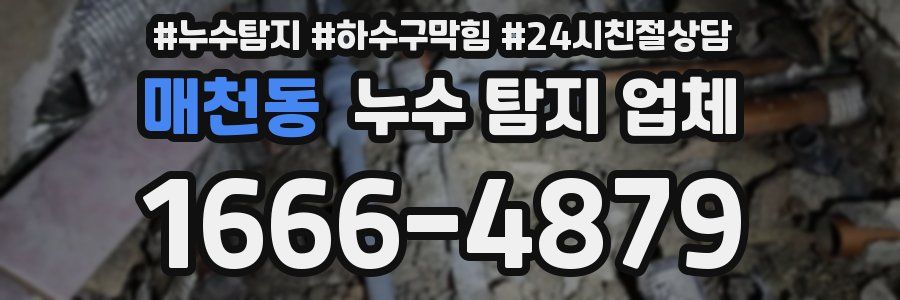 매천동 누수 탐지 업체