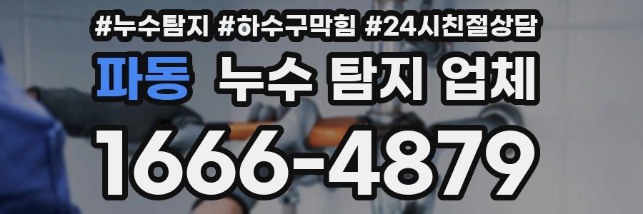 파동 누수 탐지 업체
