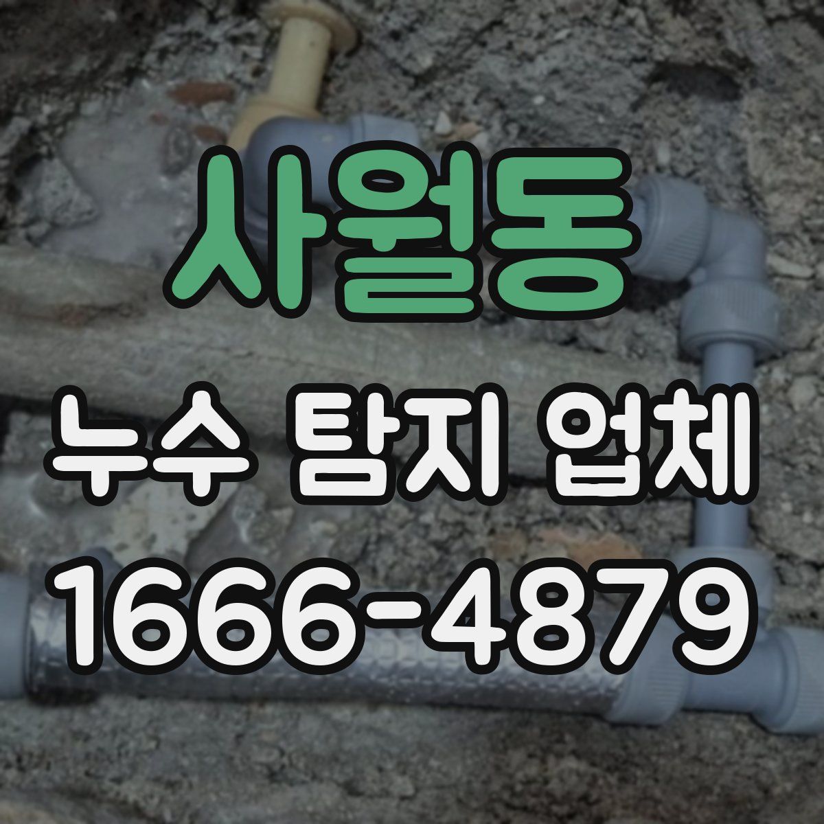 사월동 누수 탐지 업체