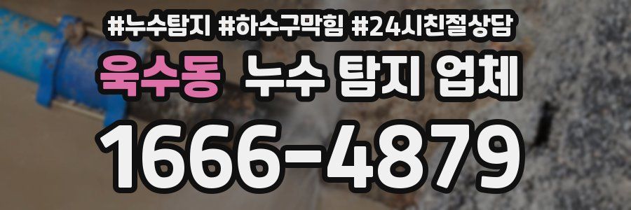 욱수동 누수 탐지 업체