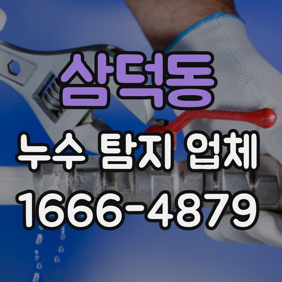삼덕동 누수 탐지 업체