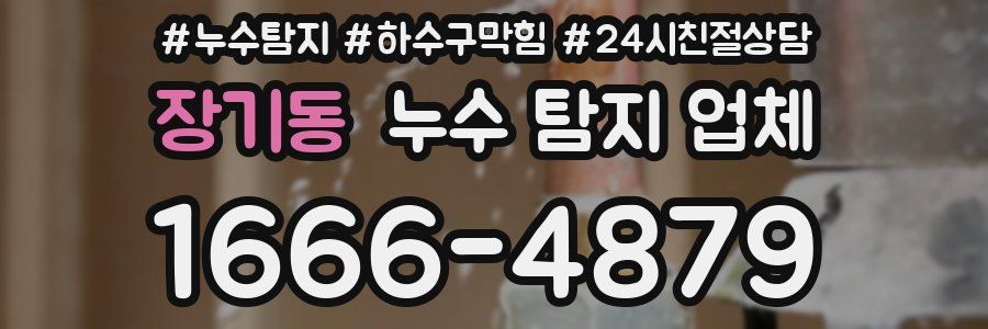 장기동 누수 탐지 업체
