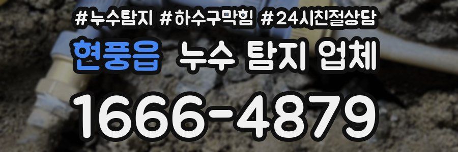 현풍읍 누수 탐지 업체