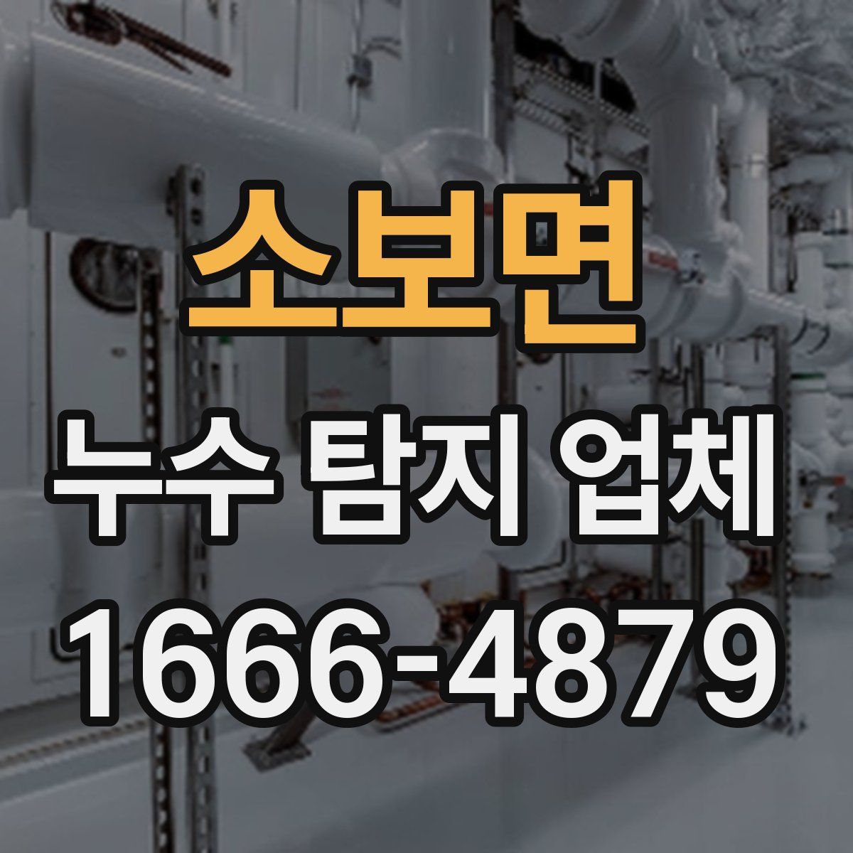 소보면 누수 탐지 업체