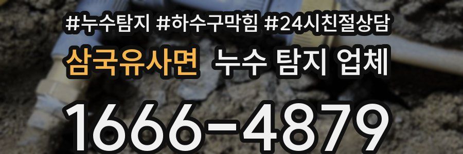 삼국유사면 누수 탐지 업체