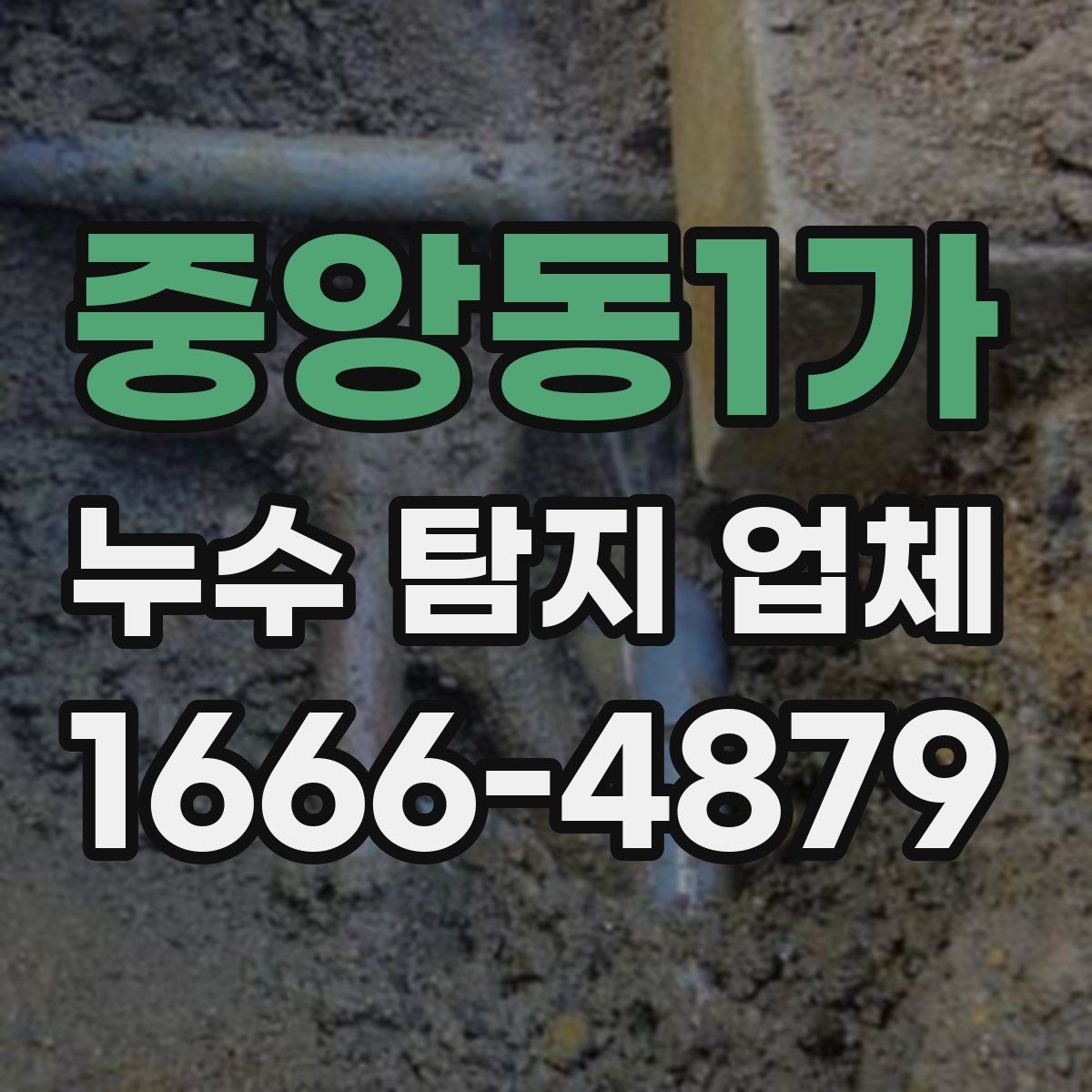 중앙동1가 누수 탐지 업체