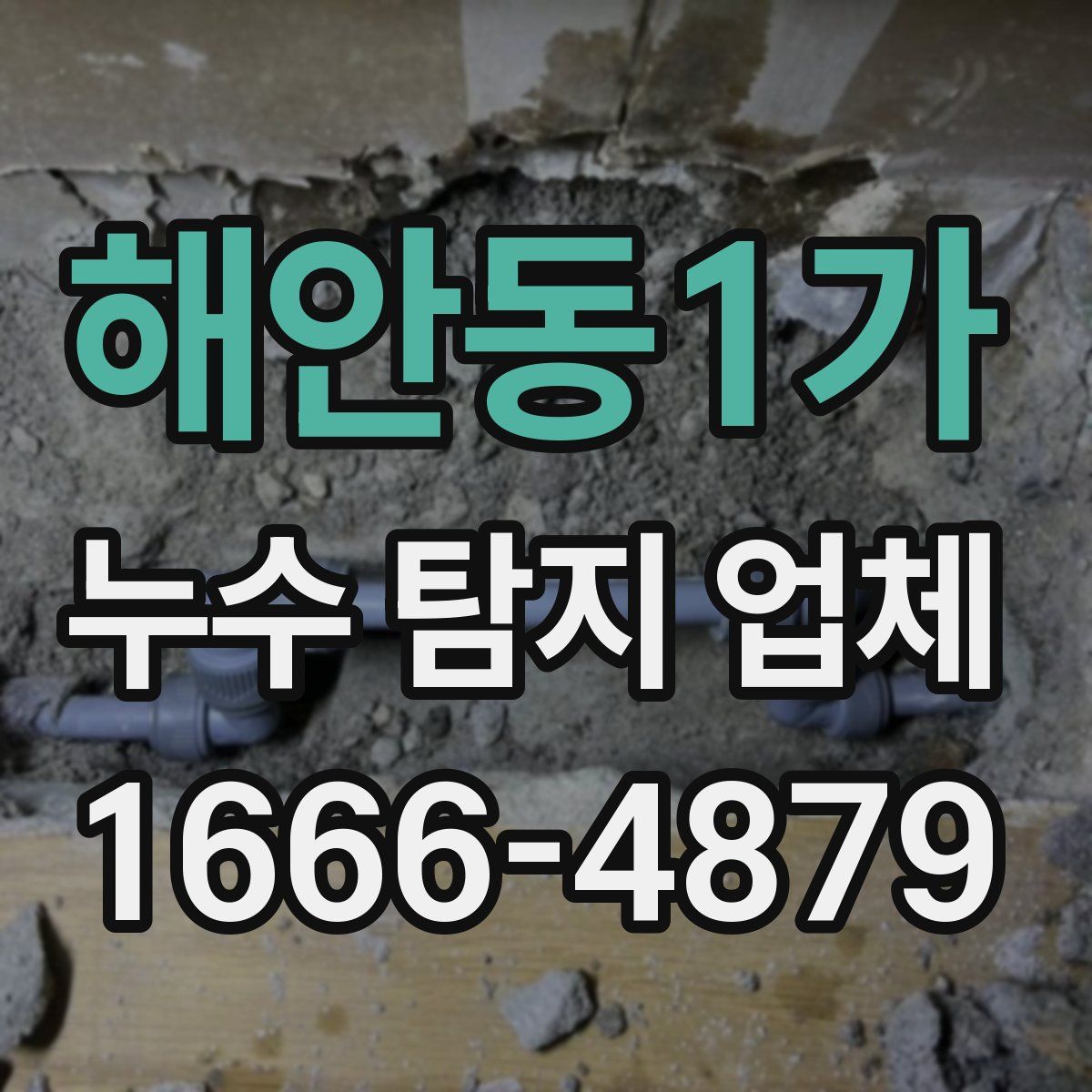 해안동1가 누수 탐지 업체