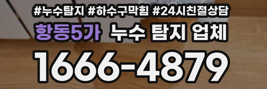 항동5가 누수 탐지 업체