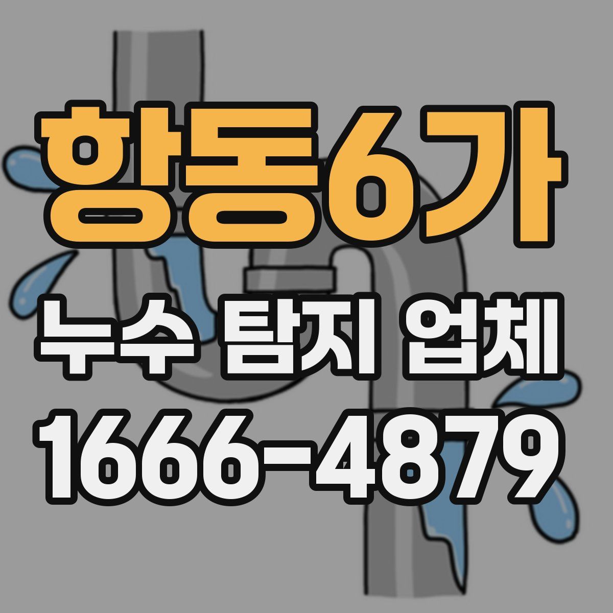 항동6가 누수 탐지 업체