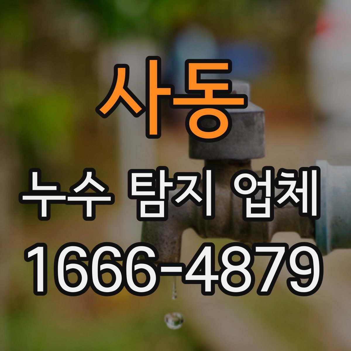 사동 누수 탐지 업체
