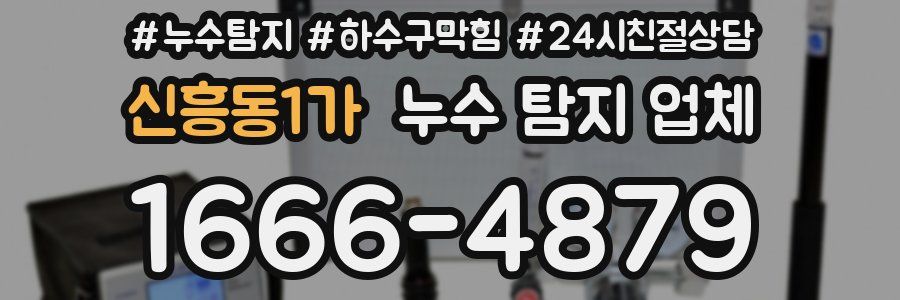 신흥동1가 누수 탐지 업체