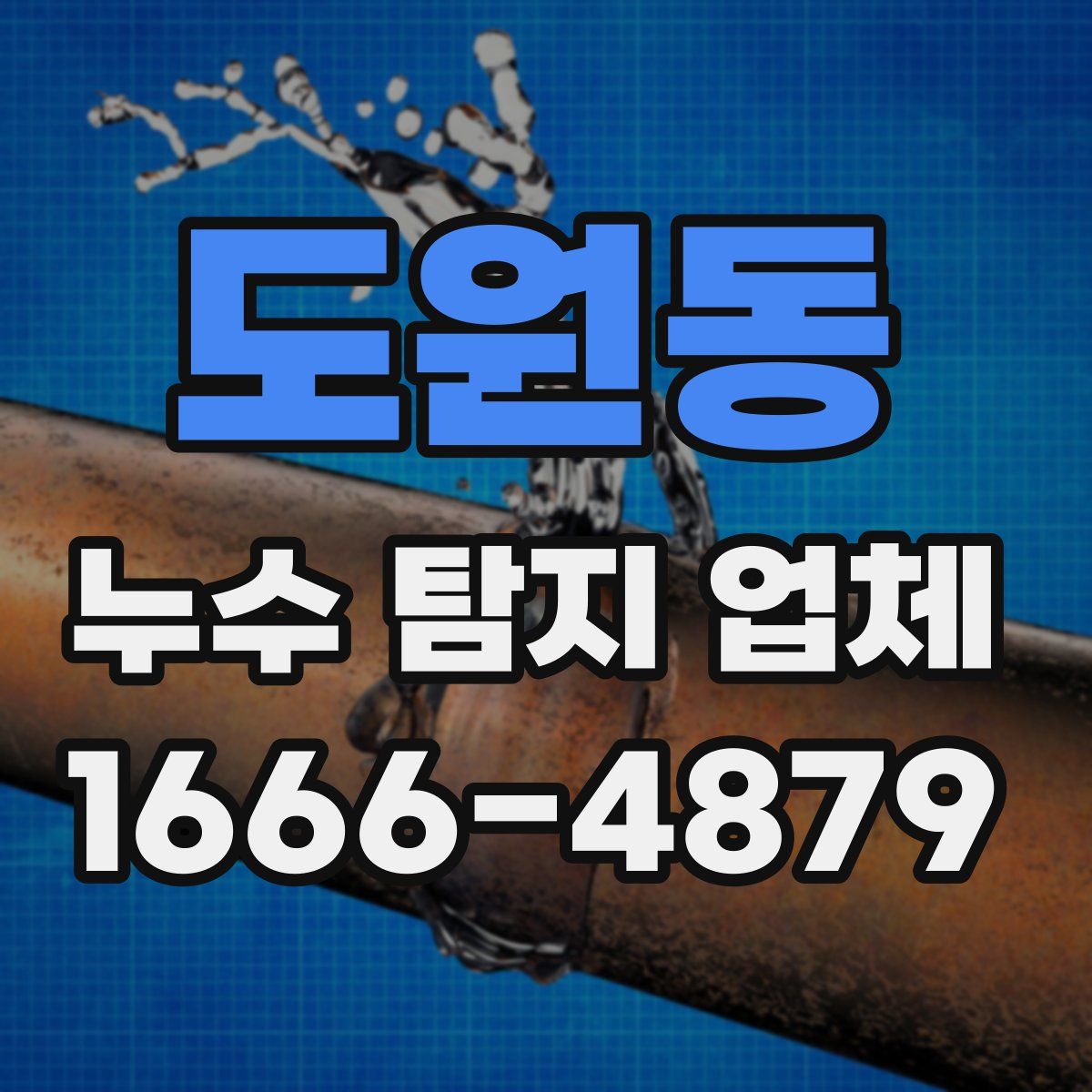 도원동 누수 탐지 업체