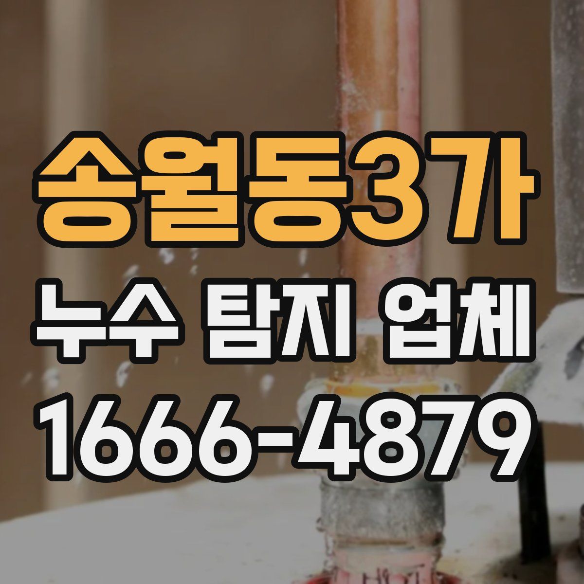 송월동3가 누수 탐지 업체