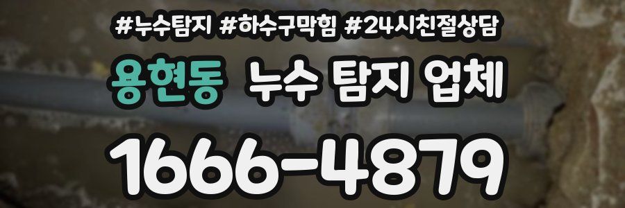 용현동 누수 탐지 업체