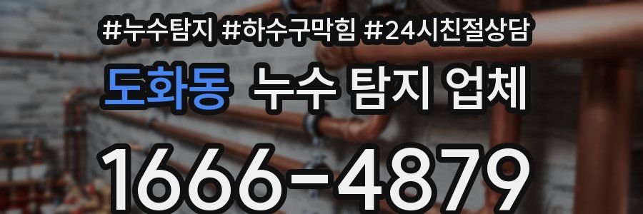도화동 누수 탐지 업체