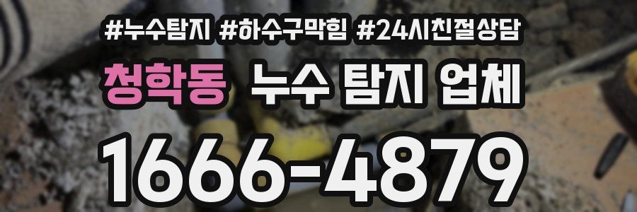 청학동 누수 탐지 업체