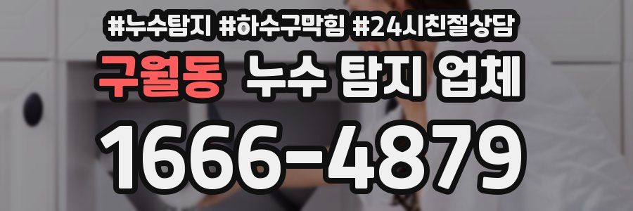 구월동 누수 탐지 업체