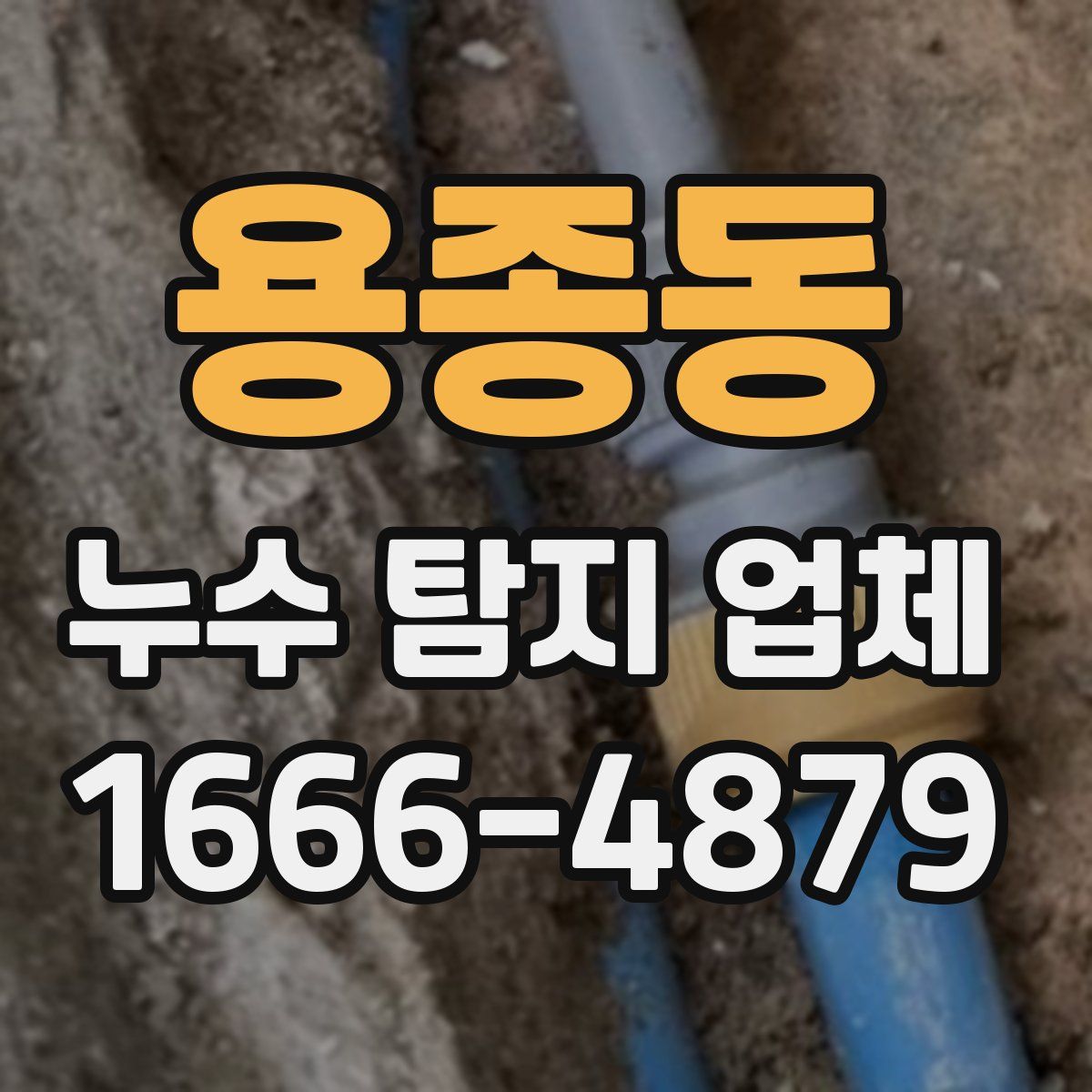 용종동 누수 탐지 업체