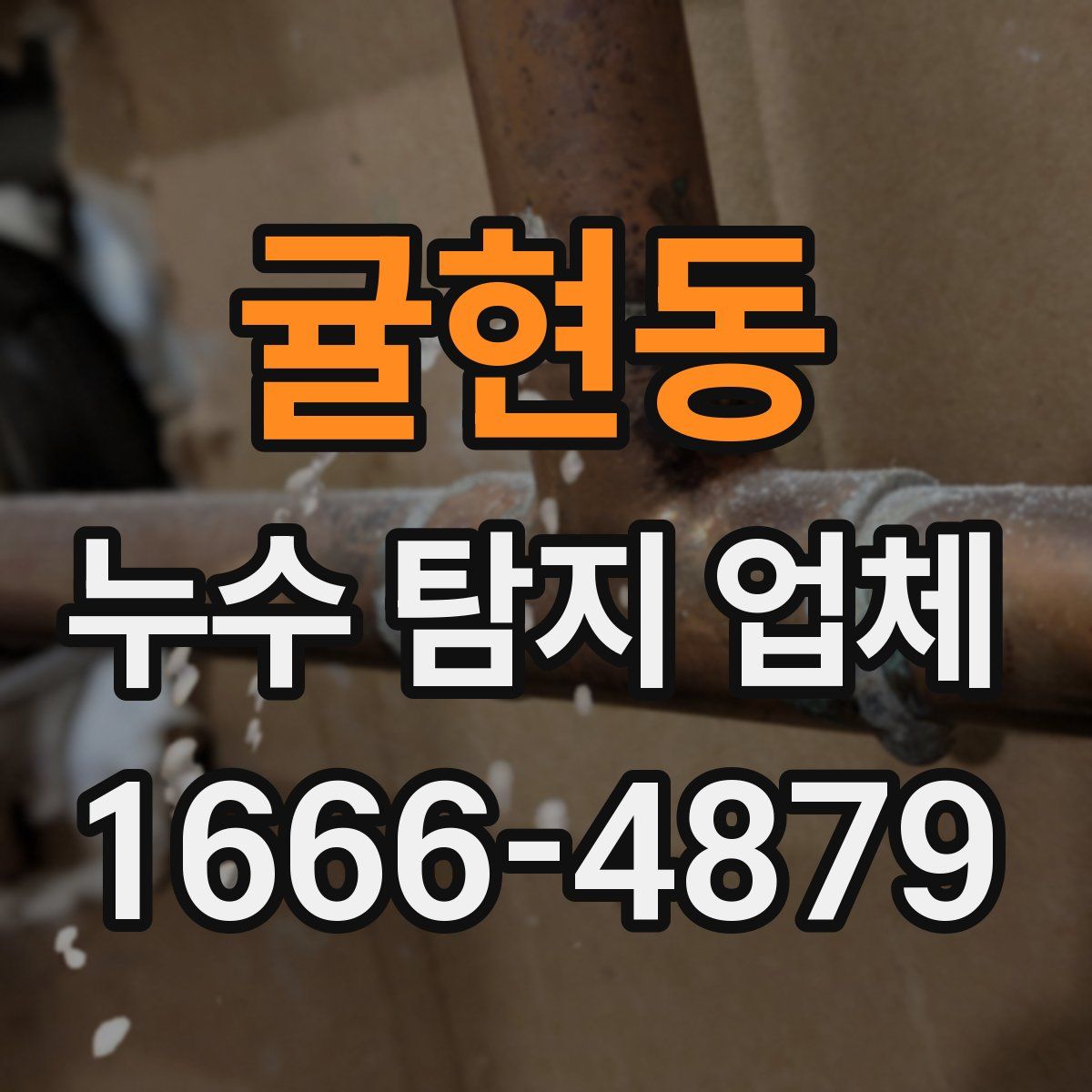 귤현동 누수 탐지 업체