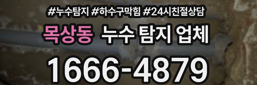 목상동 누수 탐지 업체