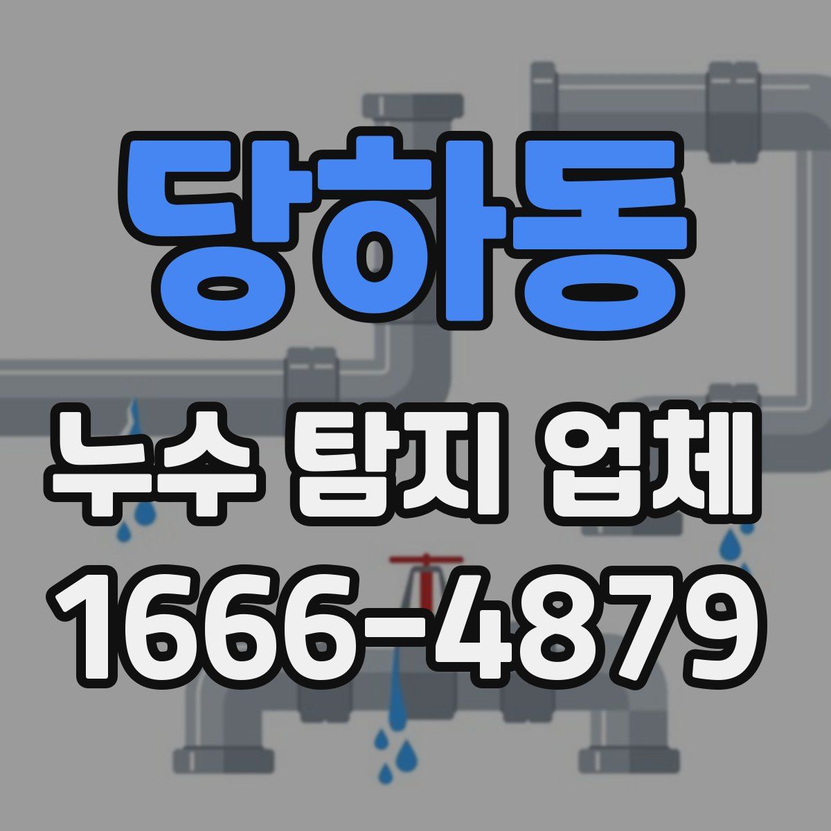 당하동 누수 탐지 업체