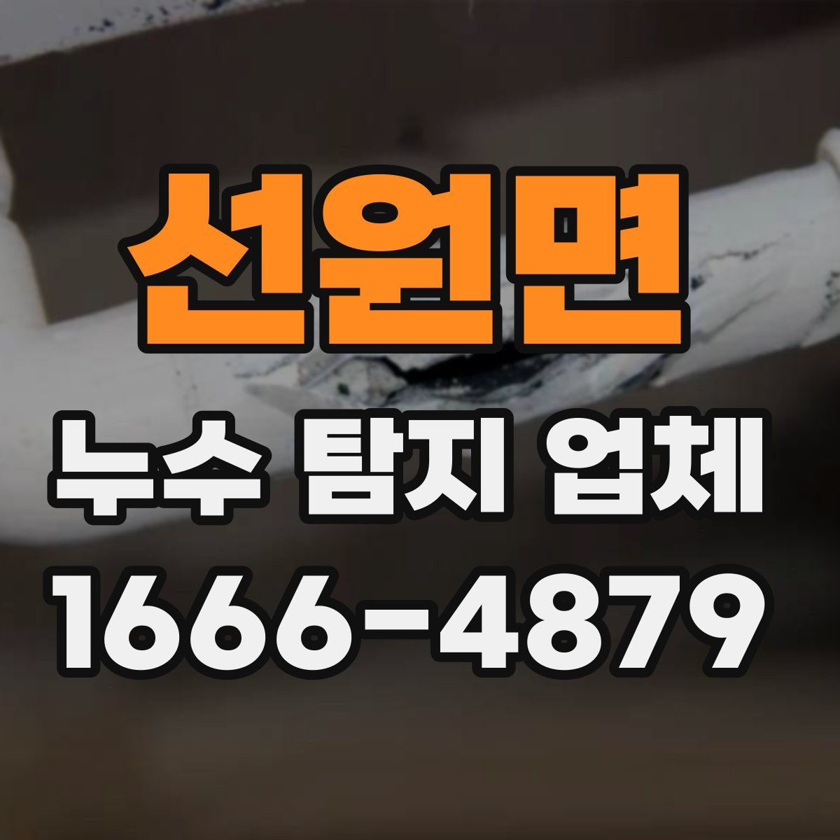 선원면 누수 탐지 업체