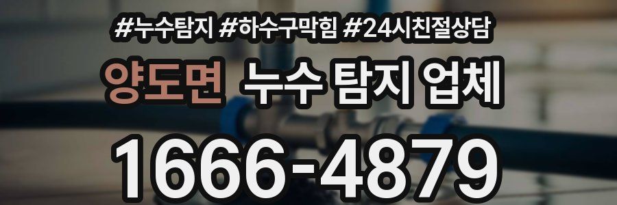 양도면 누수 탐지 업체